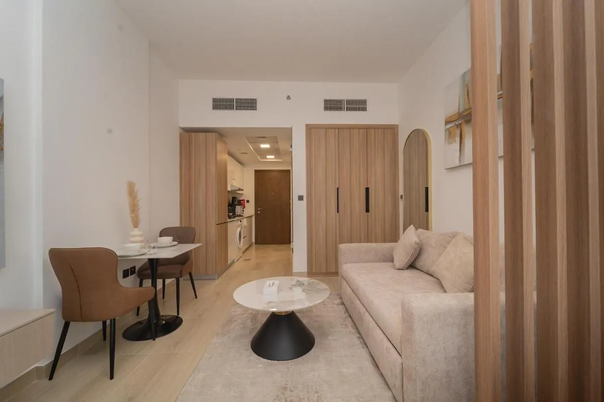 Elegant Jvc Stay Luxury Amid Nature Dubai Apartment